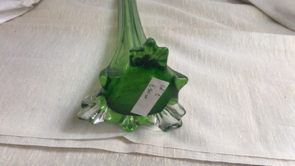 Vaso verde e bianco